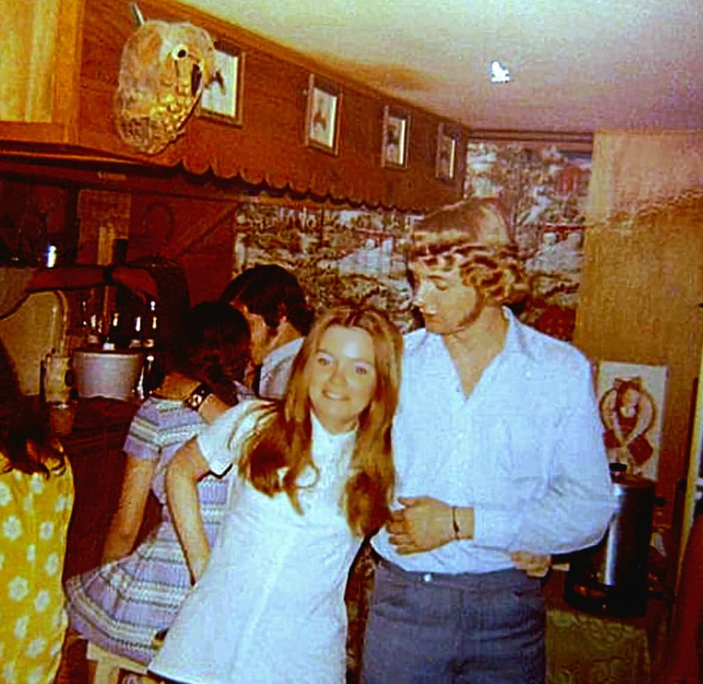 70s basement party